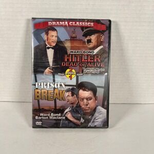 Hitler Dead or Alive Prison Break DVD Double Feature Ward Bond Drama Classics